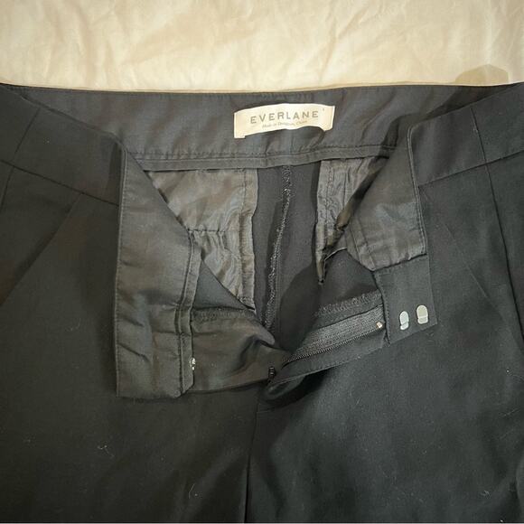 Everlane Straight Slim Ankle pant in Black size 2 - Picture 3 of 14